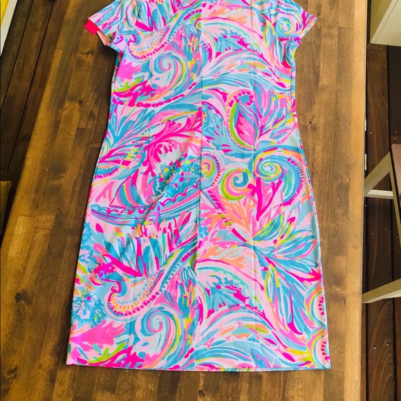 Lilly Pulitzer SSleeve Marlowe Dress Carnivale SM - Picture 6 of 15